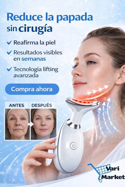 Masajeador Facial LED 3D Lifting